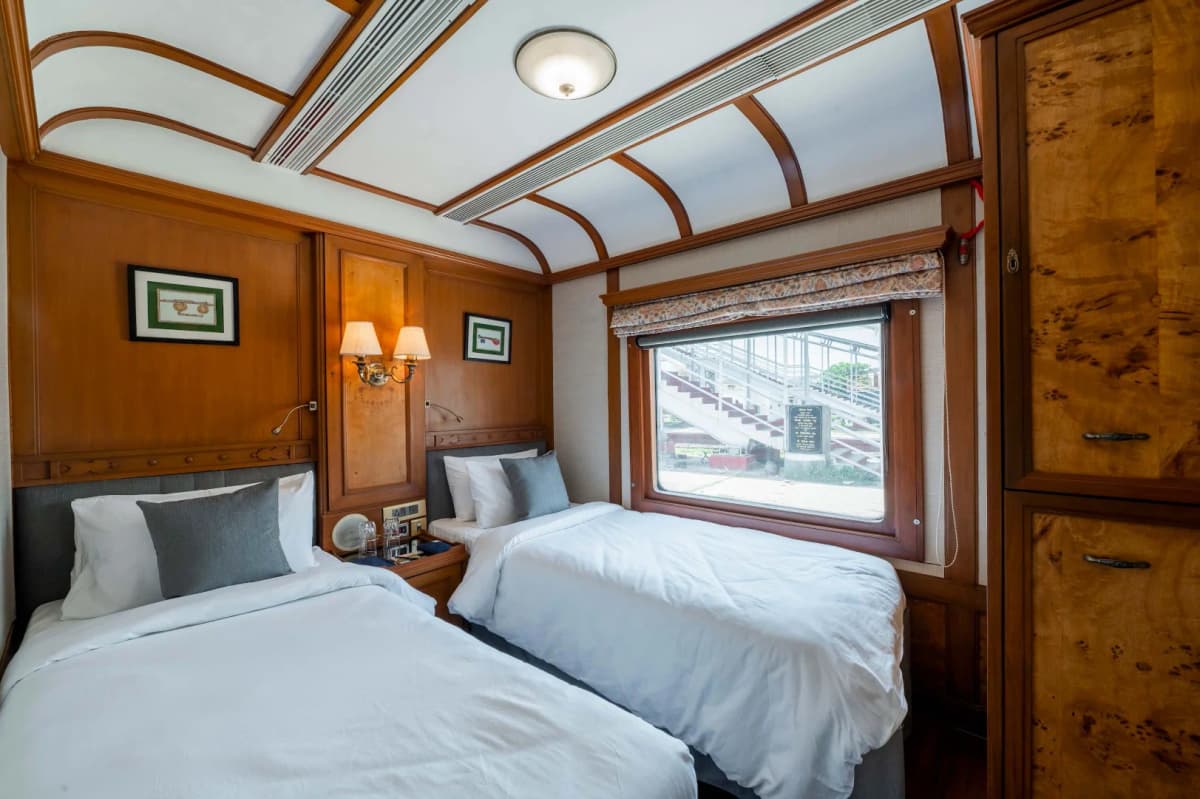 Deccan Odyssey Deluxe Cabin Twin Bedroom