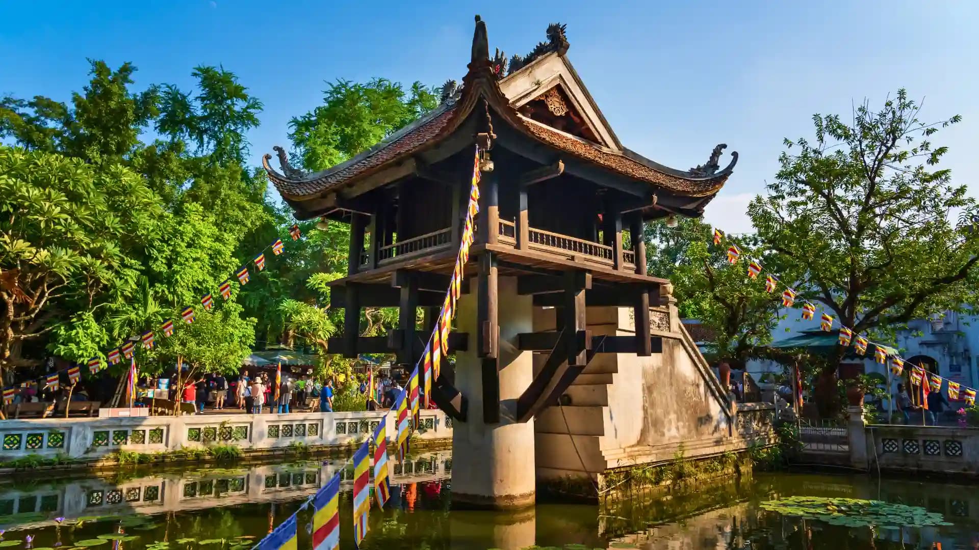 One pillar pagoda Hanoi