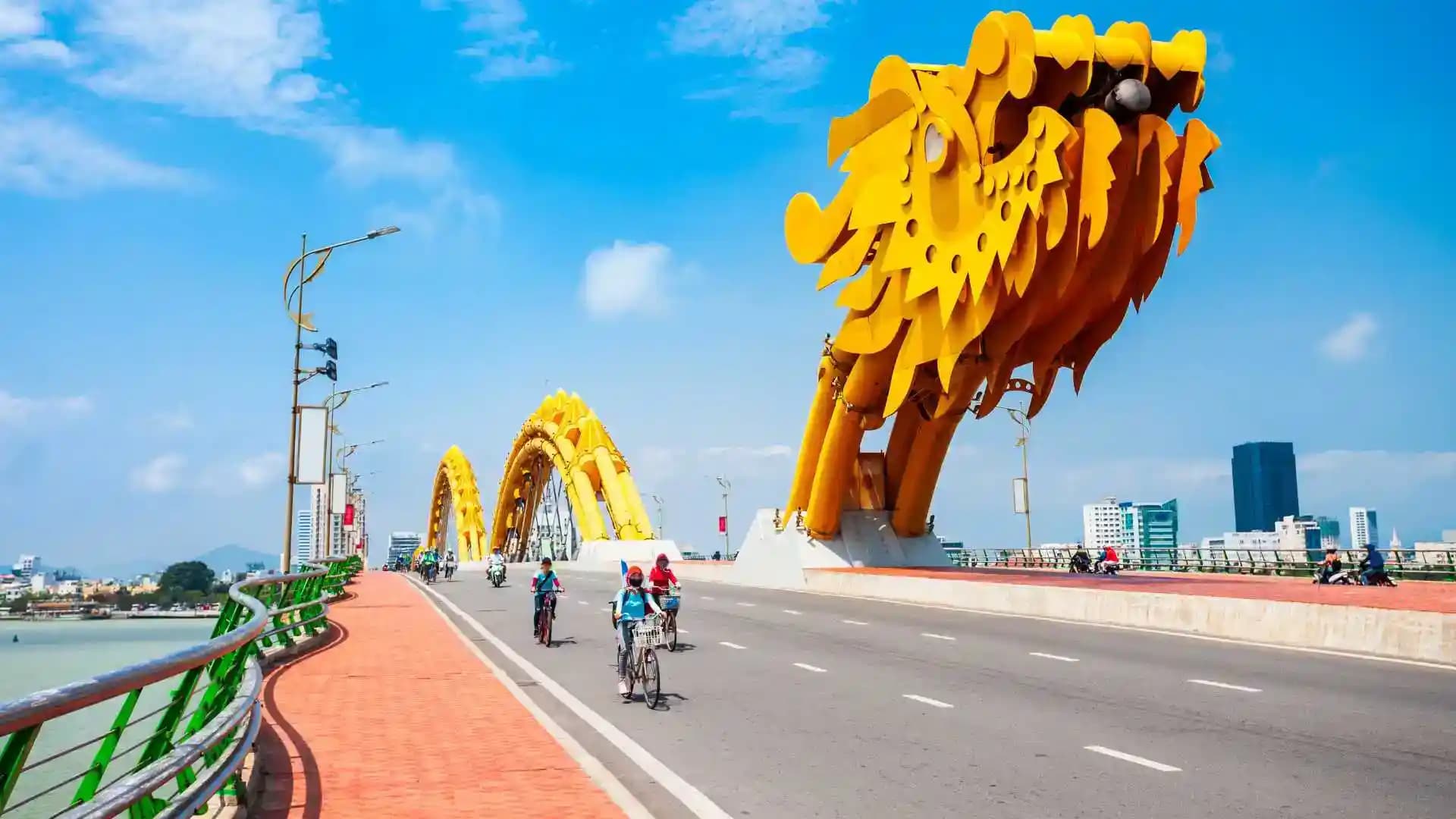 Lit Dragon Bridge
