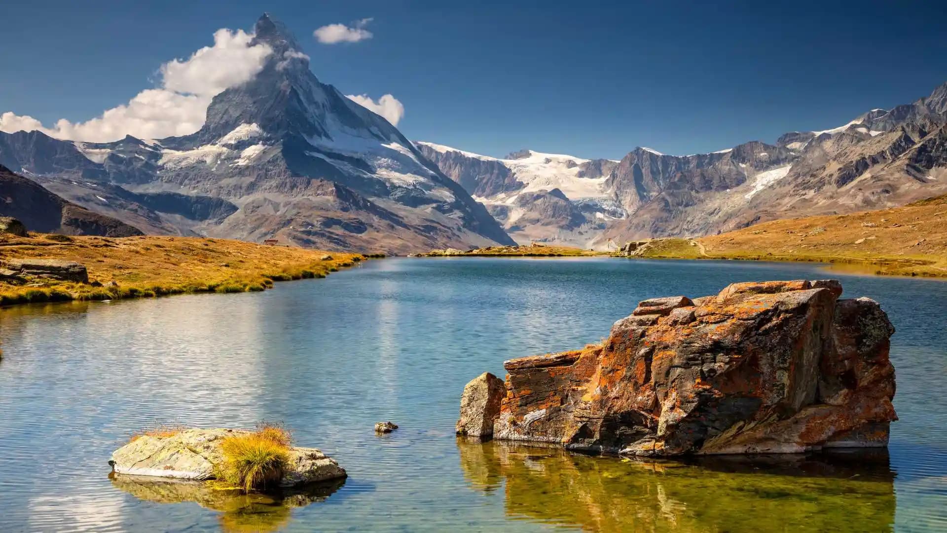 The Matterhorn, Border Between Switzerland and Italy