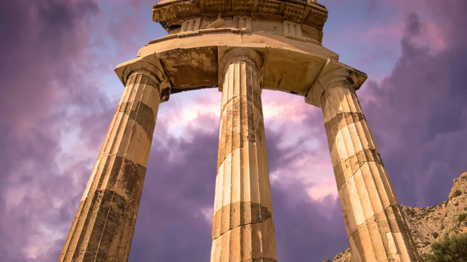 Tholos of Delphi Delphi Greece