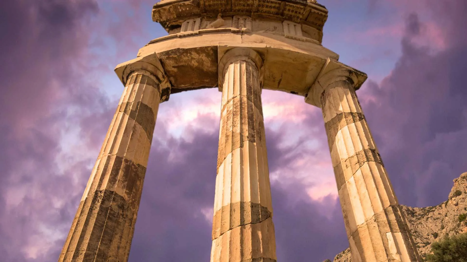 Tholos of Delphi Delphi Greece