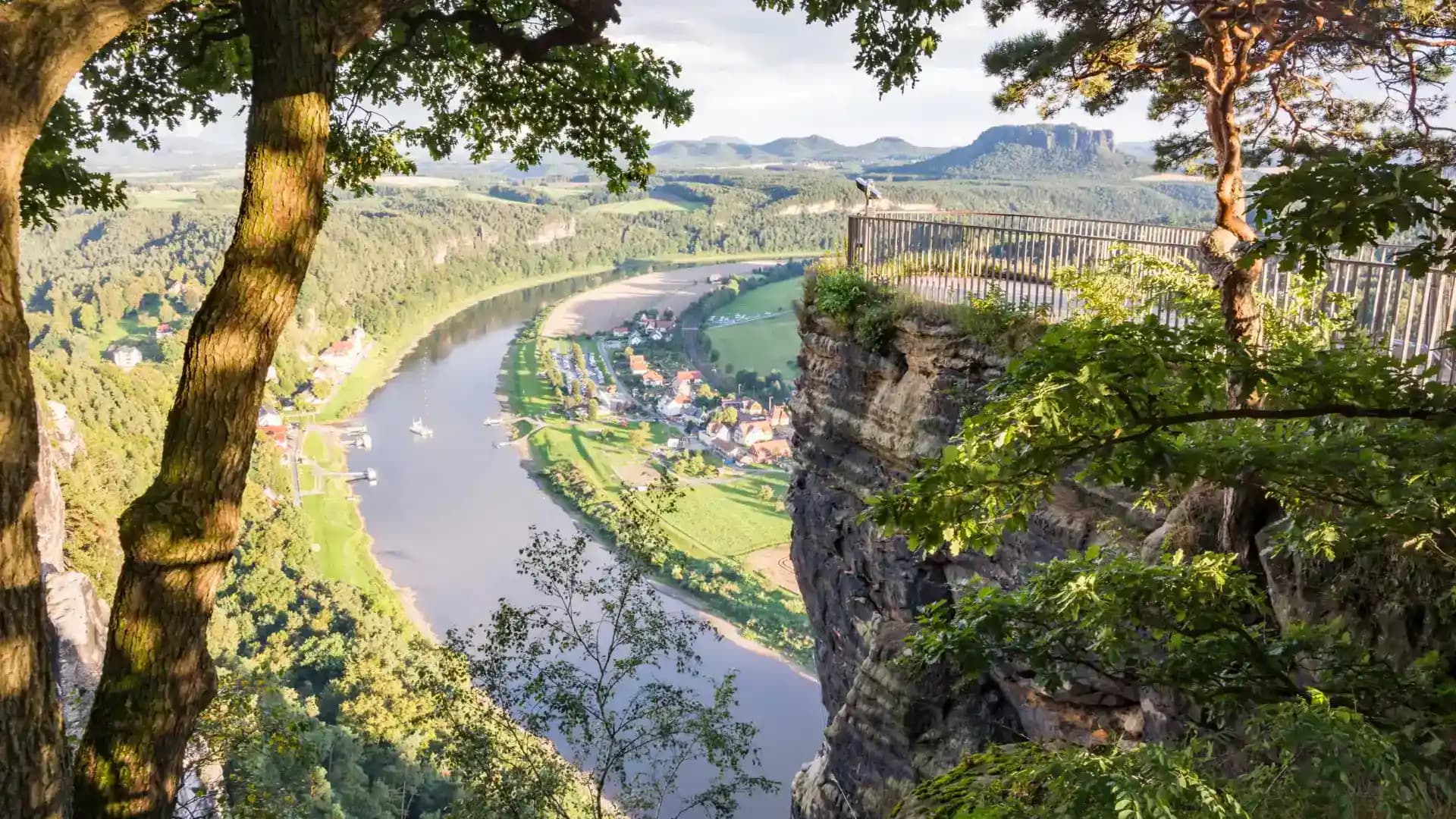 Valley of the River Elbe Europe