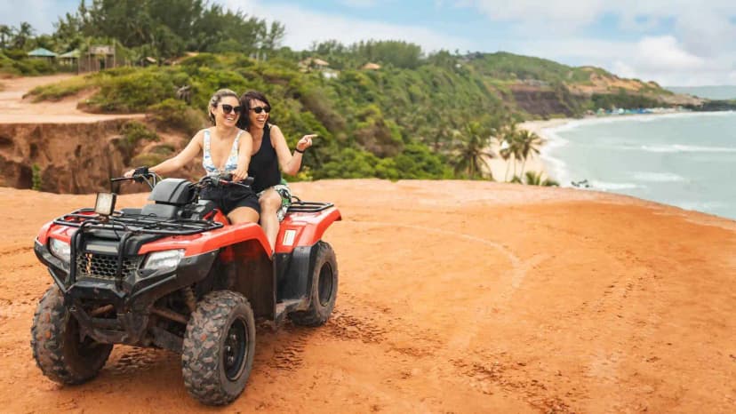 Quad Biking on the Beach
