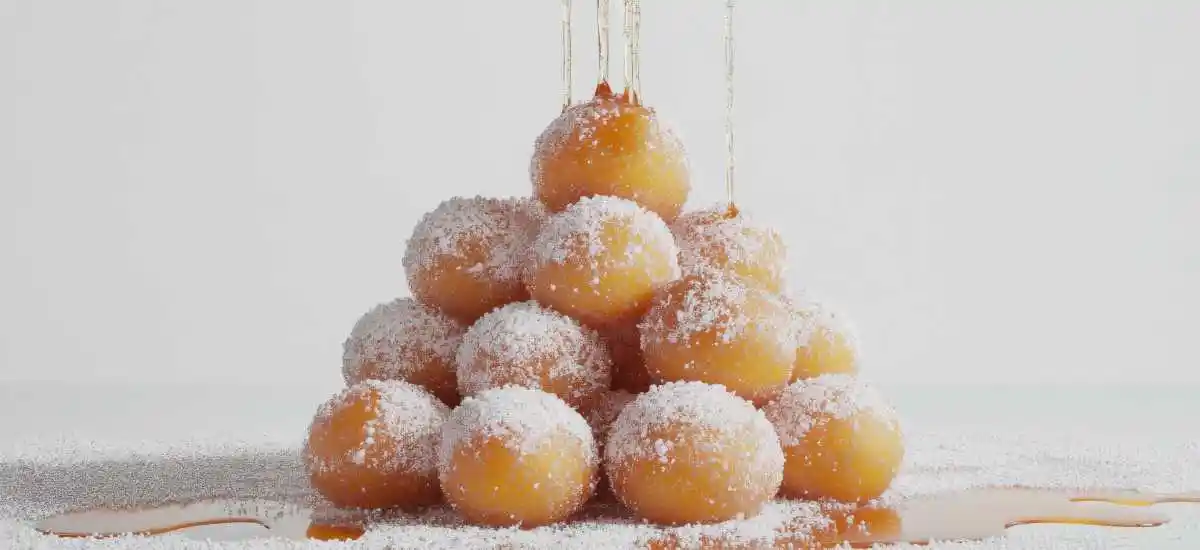 Honey Drizzled Dough Balls