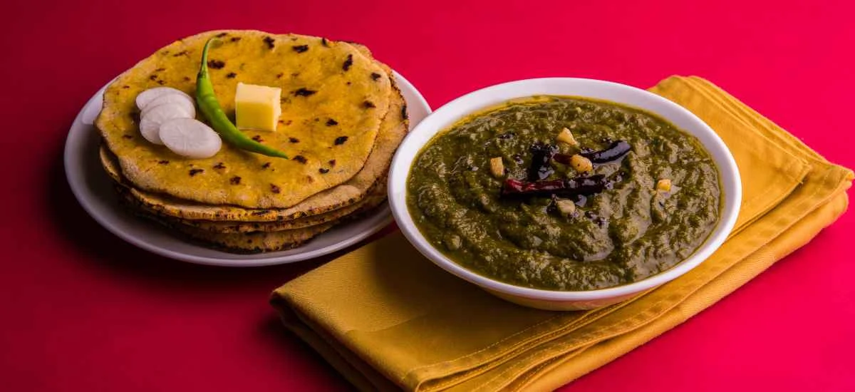 Makke Di Roti with Sarso Da Saag
