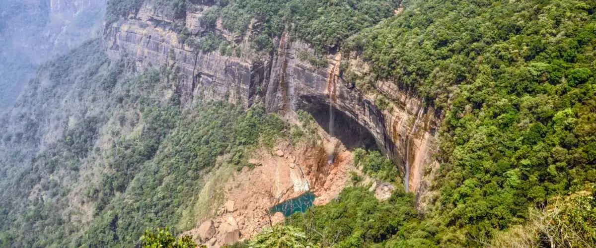 Nohkalikai Falls Meghalaya