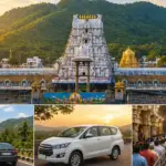 Tirupati one day trip from Chennai by car with Tirumala temple and scenic hill road view