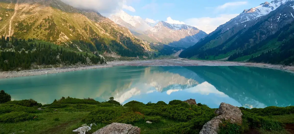 Big Almaty Lake Kazakhstan - Cheapest Countries to Visit from India