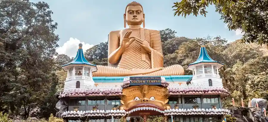 Golden Temple Dambulla Sri Lanka