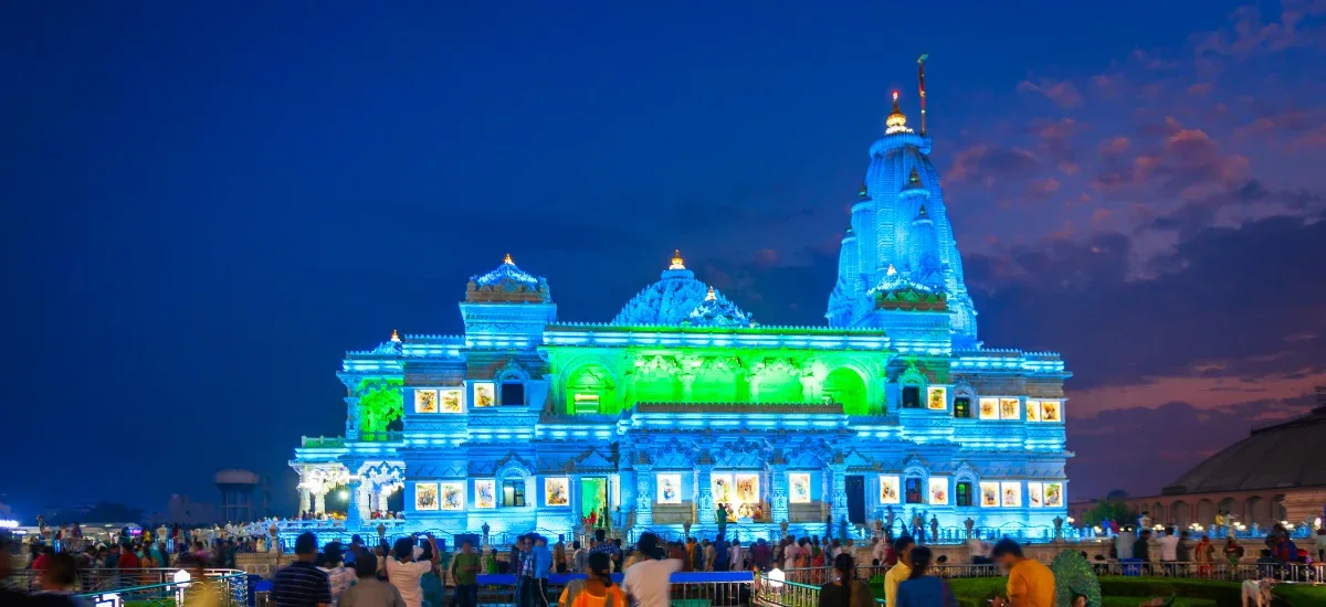 Prem Mandir - Krishna temples in Vrindavan