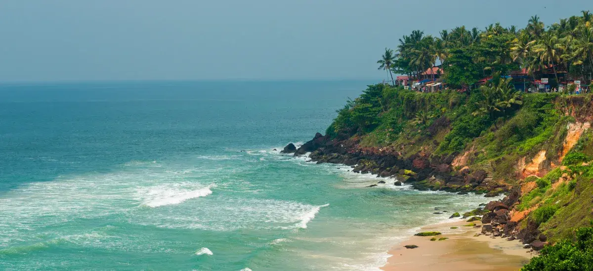 Varkala Beach near Bangalore in Kerala