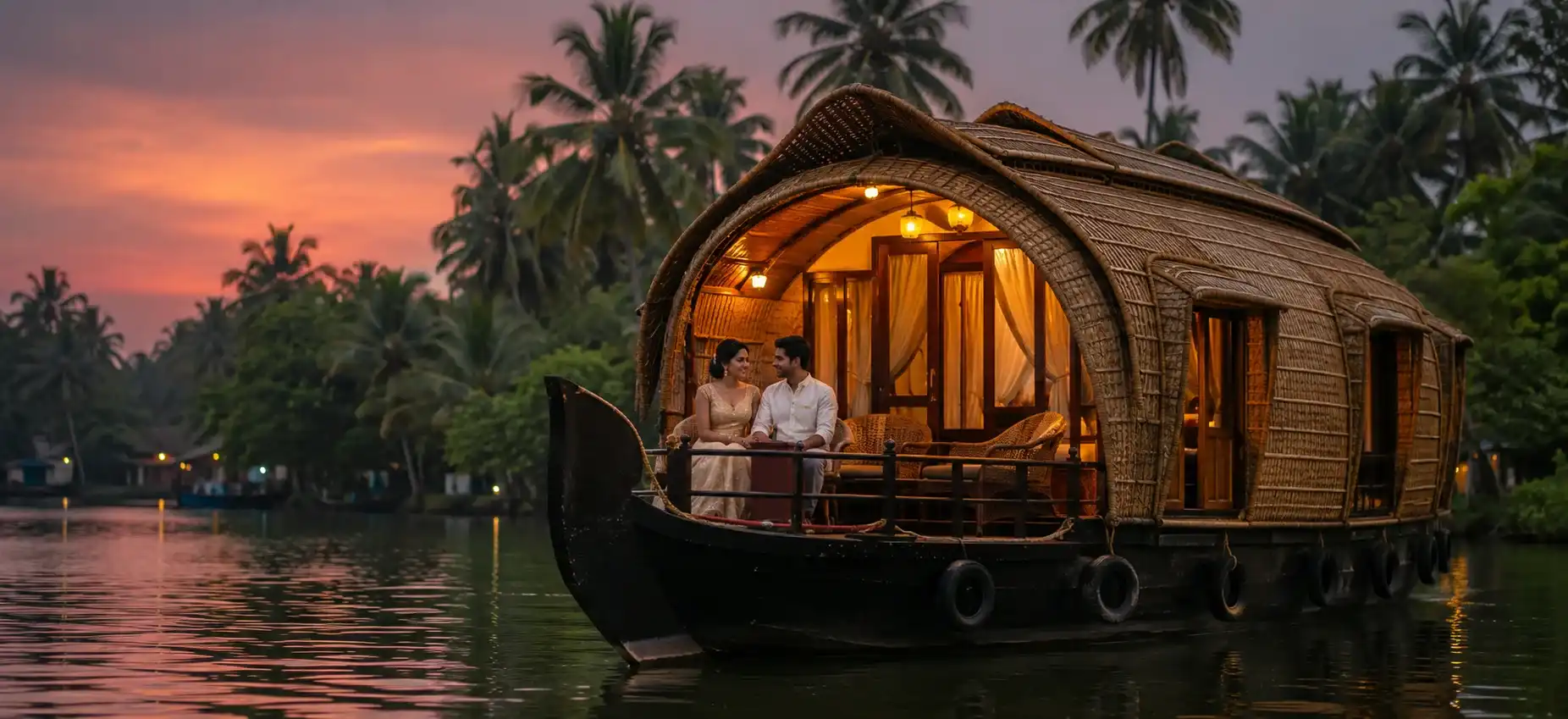 A honeymoon in Alleppey Houseboat